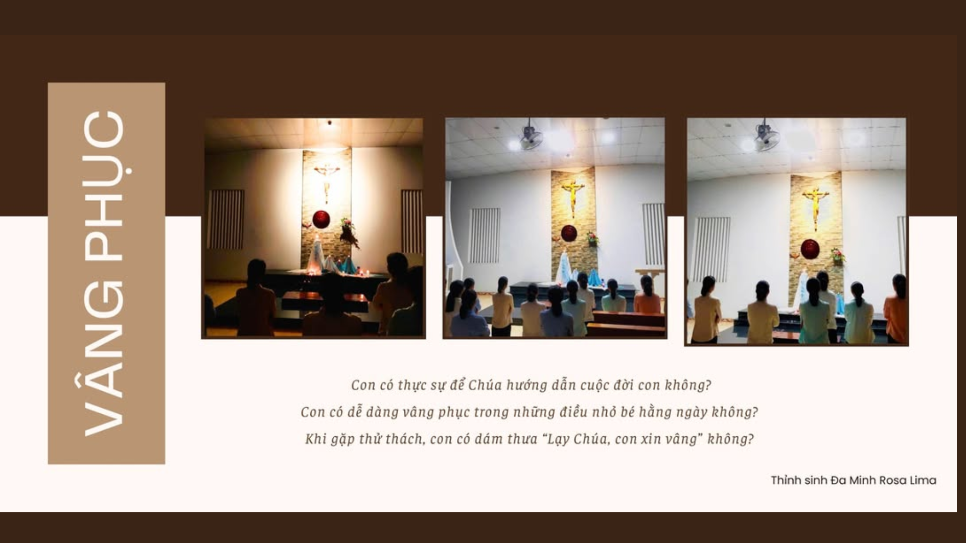 Gia đình Thỉnh Sinh bên Chúa Giêsu Thánh Thể trước thềm Mùa Chay